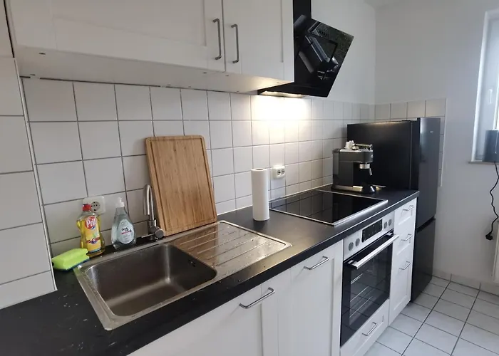 Apartamento Arbeitsplatz, Balkon, Tiefgarage Naehe Neue Messe