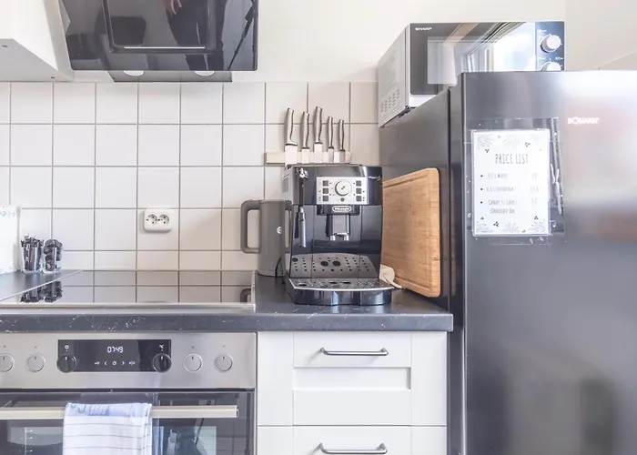 公寓 Arbeitsplatz, Balkon, Tiefgarage Naehe Neue Messe